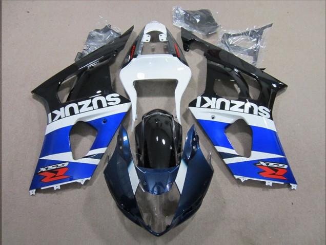 2003-2004 Blue White Decal Suzuki GSXR1000 Motorbike Fairing 2003-2004 Blue White Decal Suzuki GSXR1000 Motorbike Fairing