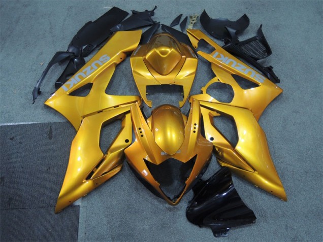 2005-2006 Gold Suzuki GSXR1000 Motorcycle Fairings Kit 2005-2006 Gold Suzuki GSXR1000 Motorcycle Fairings Kit