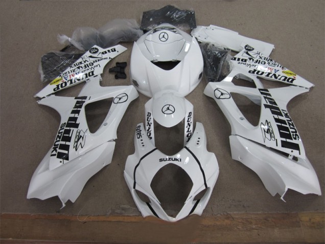 2007-2008 White Black Jordan Suzuki GSXR1000 Motorbike Fairings 2007-2008 White Black Jordan Suzuki GSXR1000 Motorbike Fairings