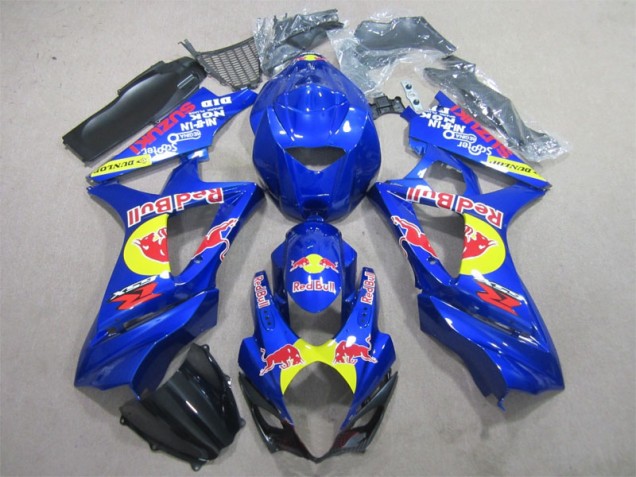 2007-2008 Blue Red Bull Suzuki GSXR1000 Motorbike Fairing Kits 2007-2008 Blue Red Bull Suzuki GSXR1000 Motorbike Fairing Kits
