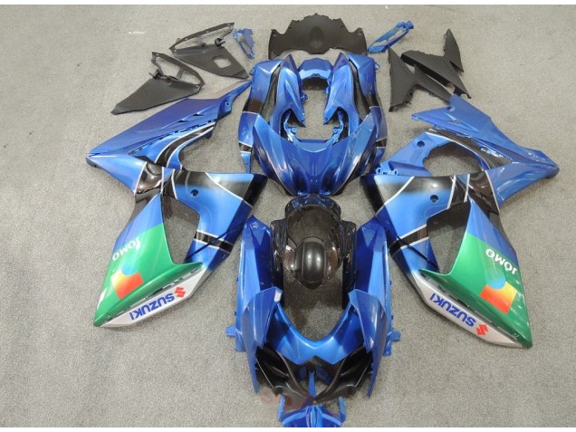 2009-2016 Blue Green JOMO Suzuki GSXR1000 Motorcycle Replacement Fairings 2009-2016 Blue Green JOMO Suzuki GSXR1000 Motorcycle Replacement Fairings