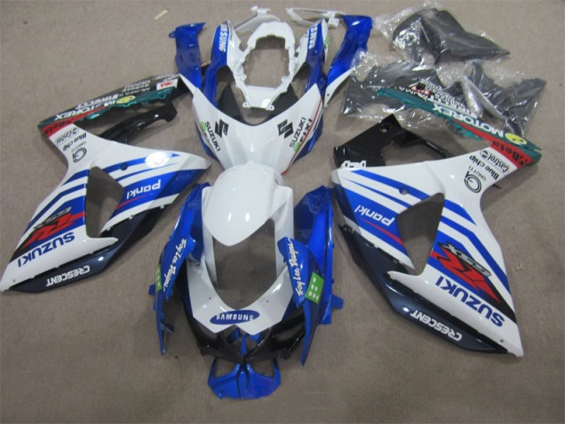 2009-2016 White Blue Samsung Suzuki GSXR1000 Motorbike Fairings 2009-2016 White Blue Samsung Suzuki GSXR1000 Motorbike Fairings