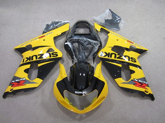 2001-2003 Yellow Black Suzuki GSXR600 Motorcycle Fairings Kits 2001-2003 Yellow Black Suzuki GSXR600 Motorcycle Fairings Kits