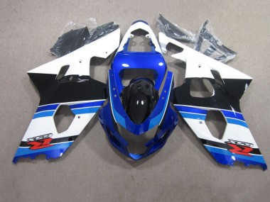 2004-2005 Blue White Suzuki GSXR600 Motor Fairings