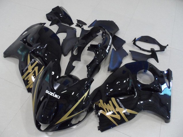 1996-2007 Black Gold Decal Suzuki GSXR1300 Hayabusa Bike Fairings 1996-2007 Black Gold Decal Suzuki GSXR1300 Hayabusa Bike Fairings