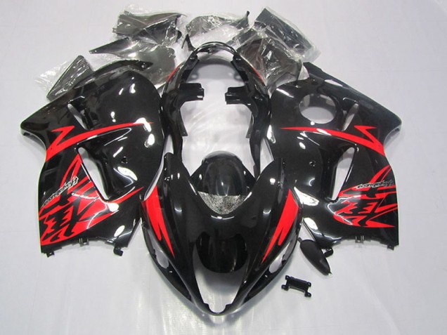 1996-2007 Black Red Suzuki GSXR1300 Hayabusa Motorbike Fairing Kits 1996-2007 Black Red Suzuki GSXR1300 Hayabusa Motorbike Fairing Kits