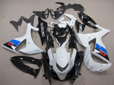 2009-2016 White Black Suzuki GSXR1000 Motorcyle Fairings