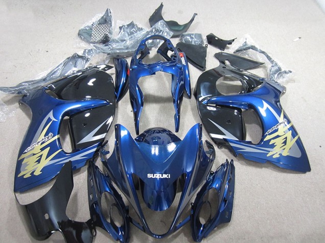 2008-2019 Blue White Gold Decal Suzuki GSXR1300 Hayabusa Motorbike Fairing 2008-2019 Blue White Gold Decal Suzuki GSXR1300 Hayabusa Motorbike Fairing