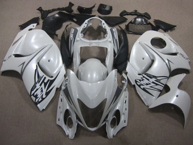 2008-2019 White Black Suzuki GSXR1300 Hayabusa Motorcycle Replacement Fairings 2008-2019 White Black Suzuki GSXR1300 Hayabusa Motorcycle Replacement Fairings