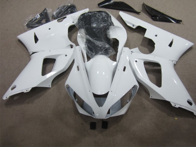 2000-2001 White Yamaha YZF R1 Motorcylce Fairings
