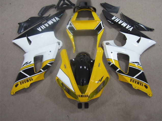 2000-2001 Yellow White Black Yamaha YZF R1 Motorbike Fairings 2000-2001 Yellow White Black Yamaha YZF R1 Motorbike Fairings
