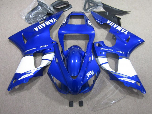 2002-2003 Blue White Yamaha YZF R1 Bike Fairing