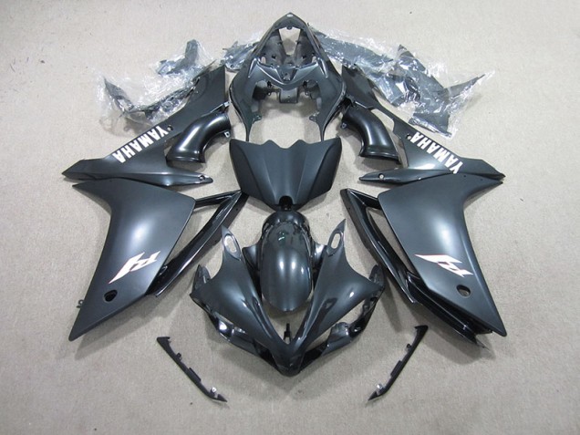 2007-2008 Black White Decal Yamaha YZF R1 Motorbike Fairing
