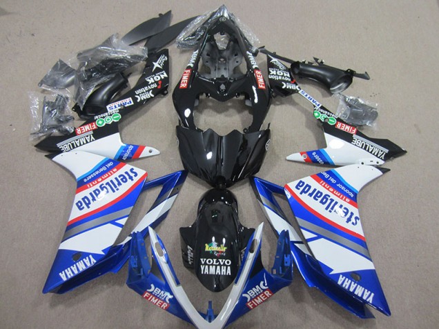 2007-2008 Black White Sterilgarda Yamaha YZF R1 Motorcylce Fairings 2007-2008 Black White Sterilgarda Yamaha YZF R1 Motorcylce Fairings