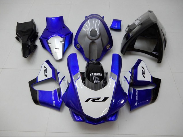2015-2019 Blue White Yamaha YZF R1 Bike Fairings