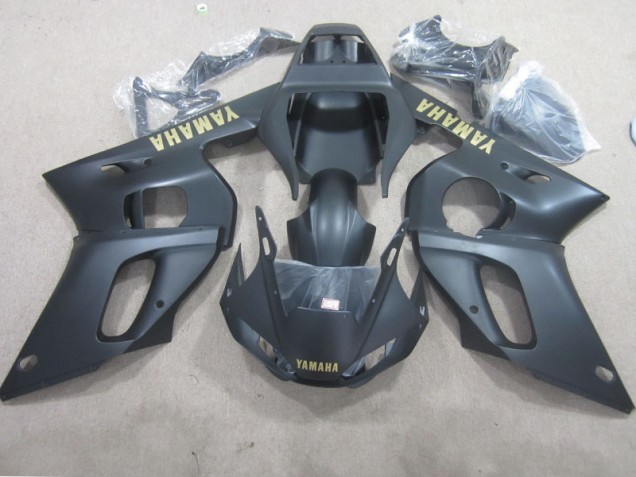 1998-2002 Black Yellow Decal Yamaha YZF R6 Motorcylce Fairings
